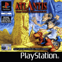 Atlantis The Lost Continent PAL Playstation PAL box art